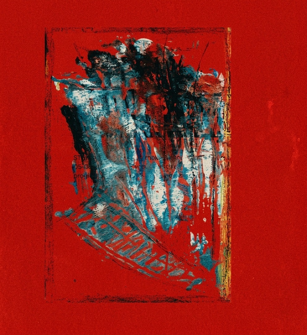 Abstrait rouge — LYS